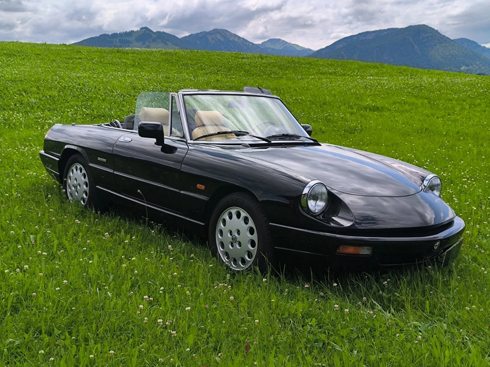 Alfa Romeo Spider  2.0 Serie 4 Oldtimer H-Kennzeichen Stoffdach Neu+Hardtop - Bild 4 von 4