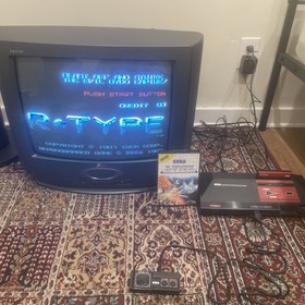 Sega Master System Lot W/ 3 Controllers and 2 Games