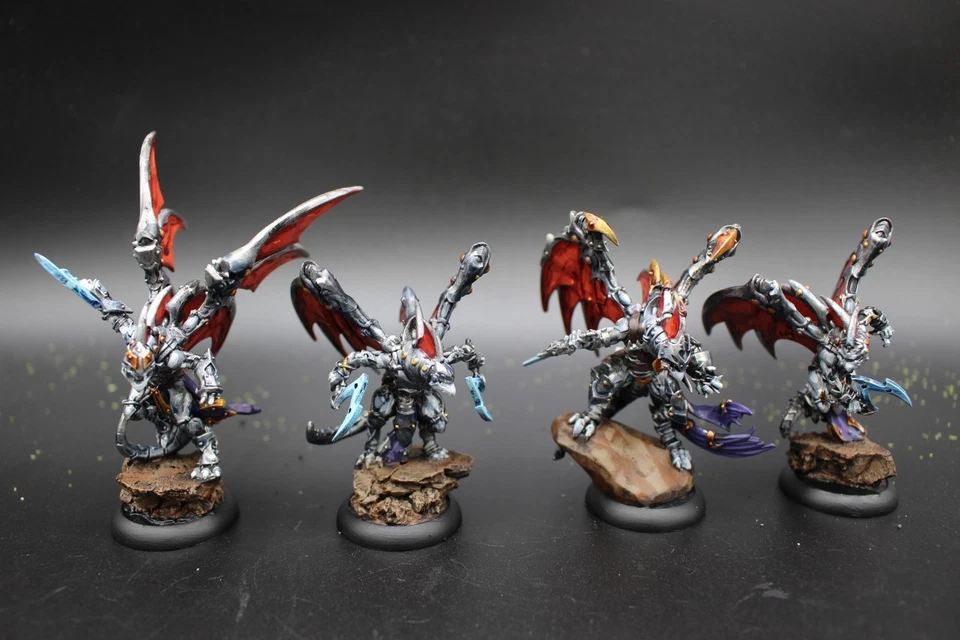 Warmachine Hordes Khymera Fragmento Nocturnos Comando Arrancador Ejército Pintado Foto 2 de 4