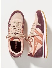 GOLA retro Daytona Sneakers Women  s Size 6 EUC Peach And Wine Color