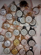 vintage Style pocket Watch Collectible Antique Brass Pocket Watch gift Lot of 25