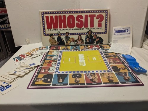 Whosit? Vintage Board Guessing Game from Parker Brothers 1976 Complete