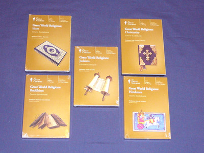 Great Courses   :        GREAT WORLD RELIGIONS  set of 30 CDs      new & sealed