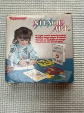 Tupperware--Vintage 1980's Tuppertoys Stencil Art Set
