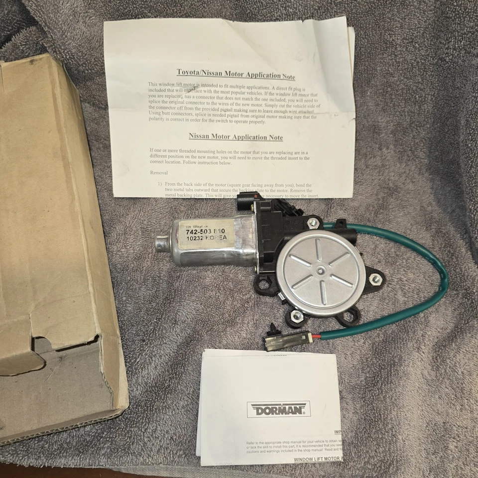 Motor elevador de ventana eléctrico Dorman para camioneta Mercury Infiniti Car Van SUV Foto 2 de 2