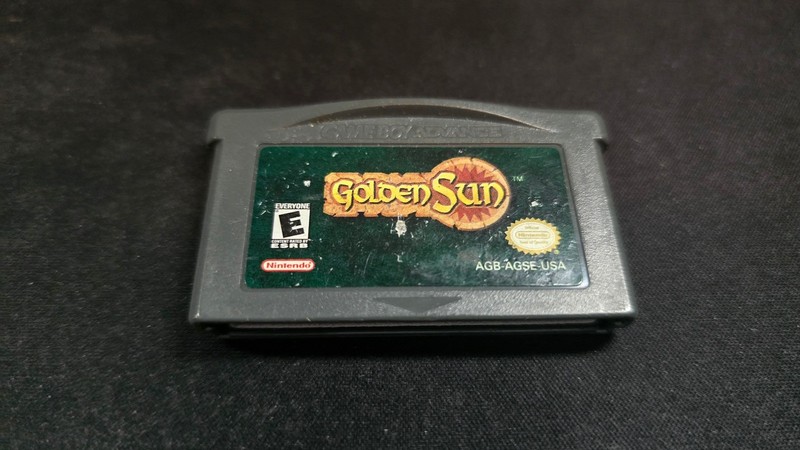 Golden Sun 1 I RPG Nintendo Game Boy Advance EXMT authentic game cartridge