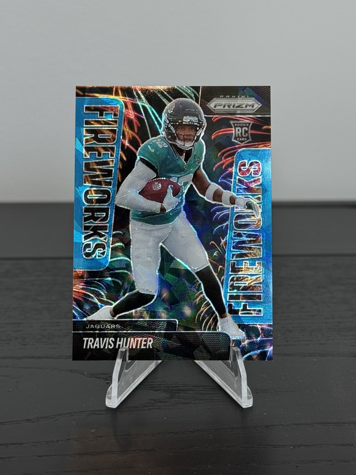 2025 Panini Prizm  Travis Hunter  RC Blue Ice /99 Jaguars Rookie