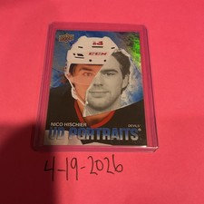 2025-26 Upper Deck Series 2 - Ud Portraits Nico Hischier #P-50