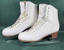 Jackson Mystique Figure Skates Women  s Size 10 Mark II Blades White