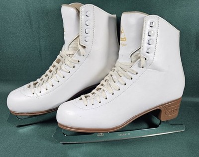 Jackson Mystique Figure Skates Women s Size 10 Mark II Blades White