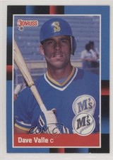 1988 Donruss Dave Valle (Solid Blue Upper Right Corner) #393 to3