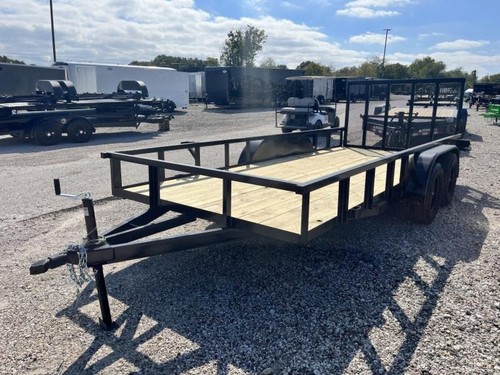 Stanley Trailers UTILITY TRAILER 77X14 TUBE TOP WITH RAMPS Utility
