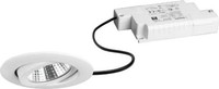 LED Einbaustrahler 6W 3000K 650Lm Rund Dimmbar Schwenkbar Weiß IP20