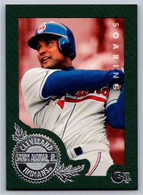 1996 E-Motion XL #44 Sandy Alomar, Jr. Cleveland Indians Baseball Card