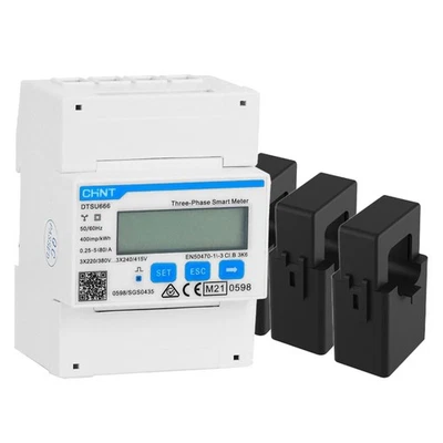 Stromzähler inkl. 3x 250A Stromwandler (CT-3*250A) Hoymiles DTSU666 - Bild 1 von 3