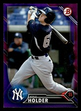 2016 Bowman - Prospects Purple - #BP83 Kyle Holder - New York Yankees