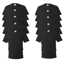 Hanes Mens Crew T Shirt Undershirts 10 Pack Super Value Cotton