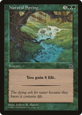 Natural Spring [Portal Second Age] Magic MTG