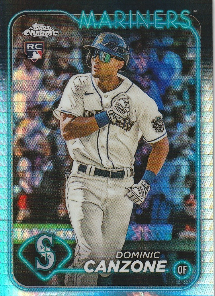 2024 Topps Chrome - Dominic Canzone #133 Prism Refractor (RC)