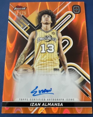 2022-23 Topps Finest OTE Orange Raywave Auto Refractor Izan Almansa 12/25