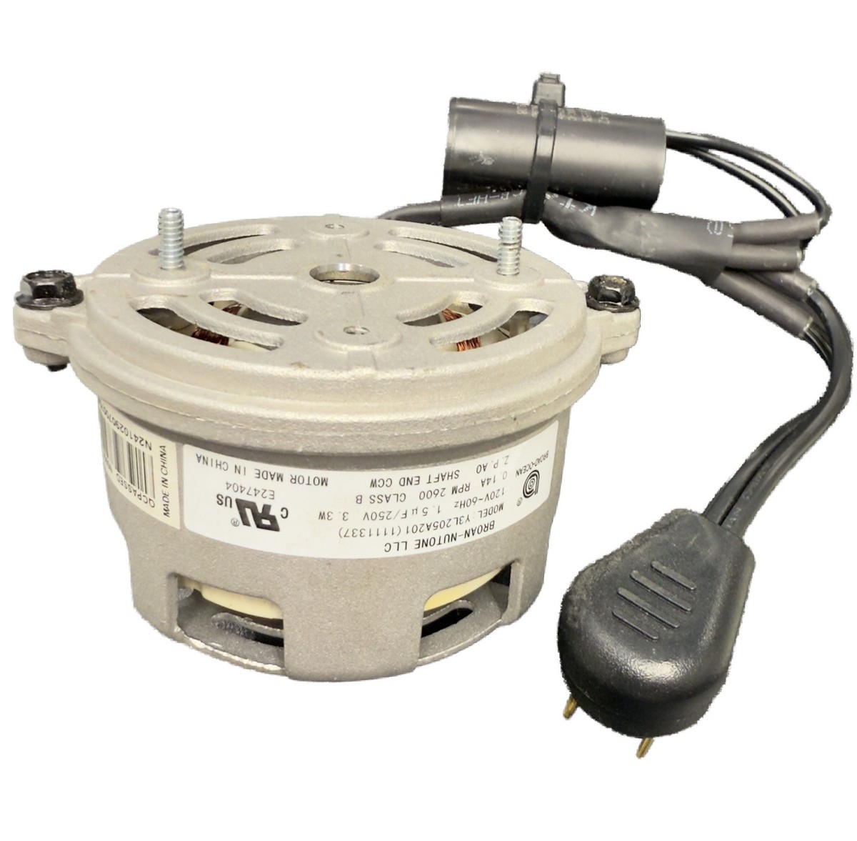 OEM Broan Nutone Fan Motor --Fits Broan 512, 673 | S99080199 (NEW