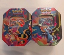 Pokemon Mega-Glurak X & Y EX-Tin im Set Seale...