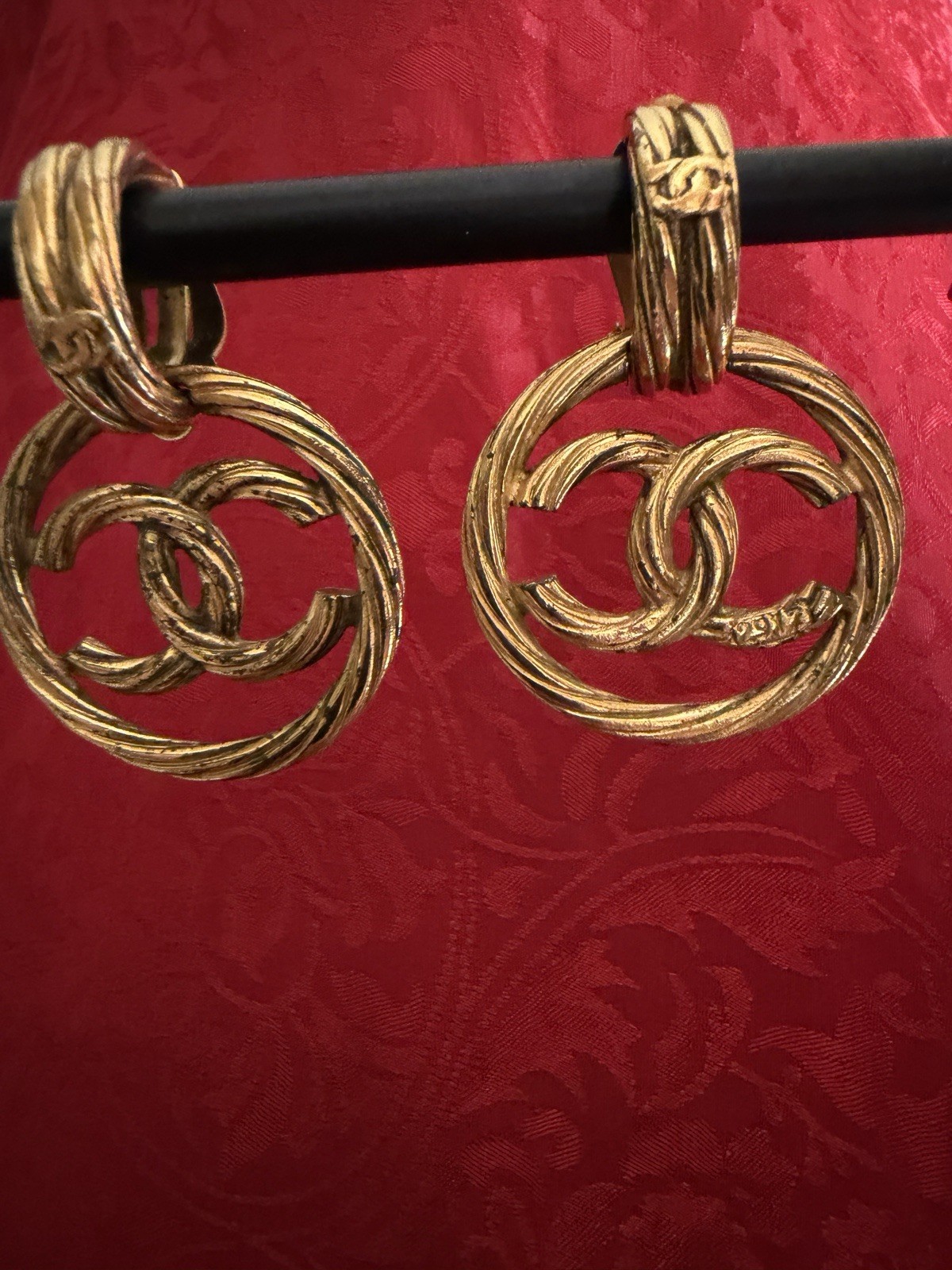 CHANEL Loop Earrings - image 5