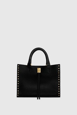 クロネコ Rebecca Minkoff Darren Leather Tote Bag Women's One Size Black