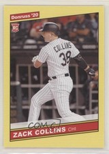 2020 Panini Donruss Retro 1986 Yellow Zack Collins (Base) #247 Rookie RC 00bq