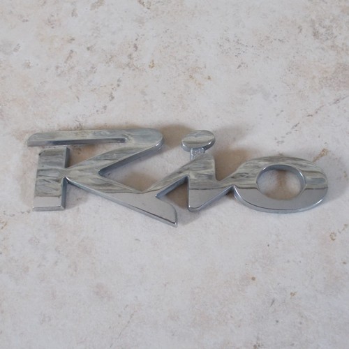 Hq Rio Emblem Vintage KIA RIO monogram emblem badge sign car old automobile plastic ...