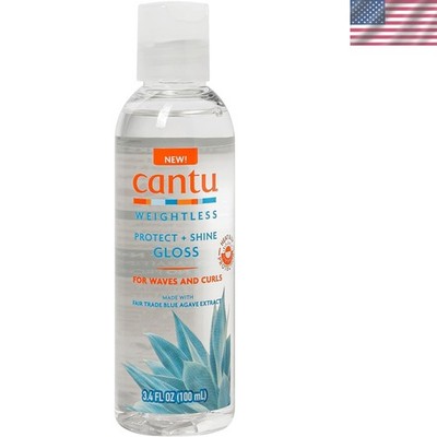 3.4 Fl Oz Hair Gloss Oil with Heat & UV Protection - For Silky Smooth Hair
