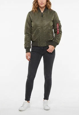 ALPHA INDUSTRIES MA-1 TT Flight Bomber Jacket Women Size XS MJ6731 - Bild 1 von 4