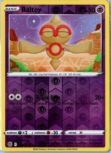 Baltoy 058/172 Brilliant Stars Reverse Holo Common