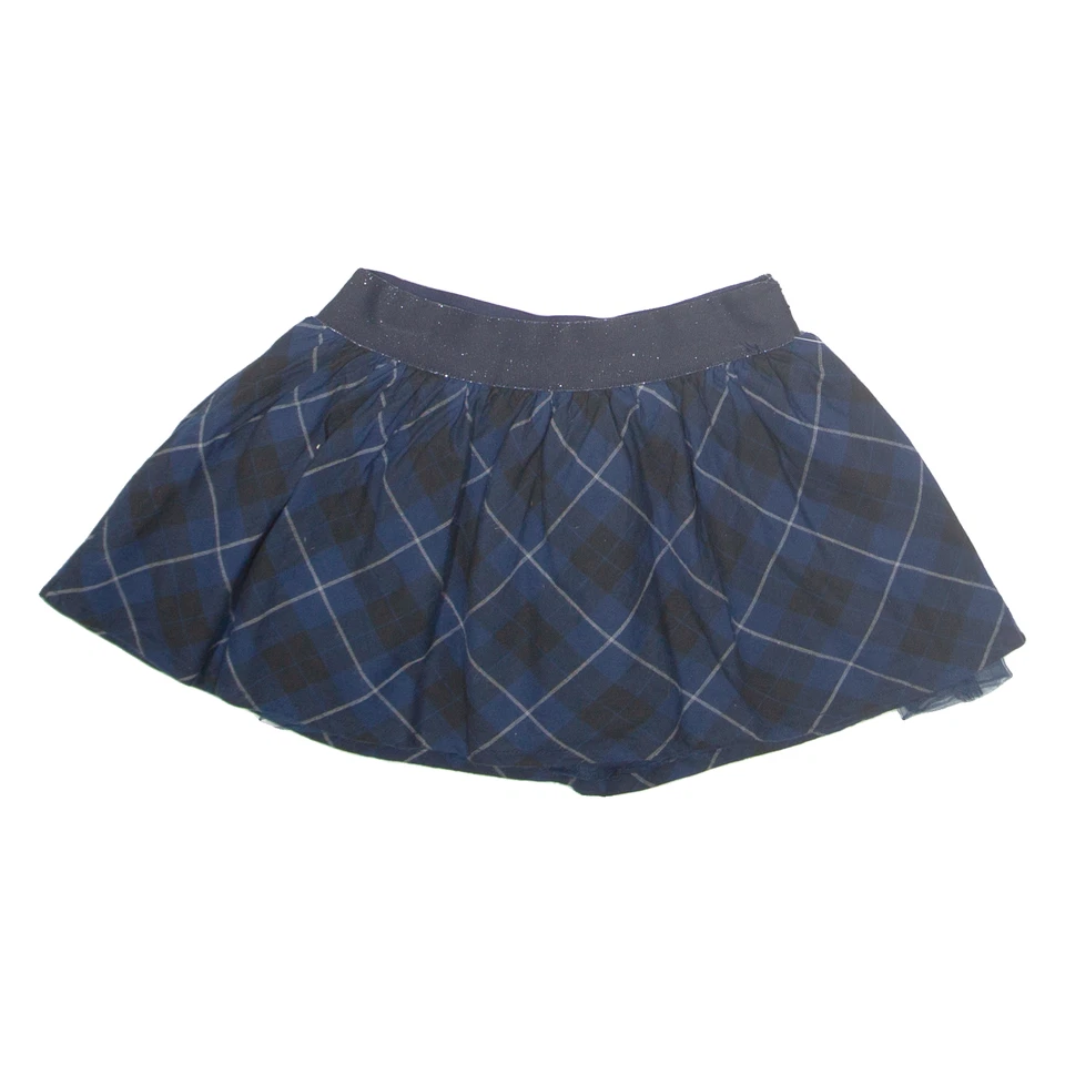 PATRIZIA PEPE Girls Tutu Skirt Blue Short Check 5Y - Image 3 of 4