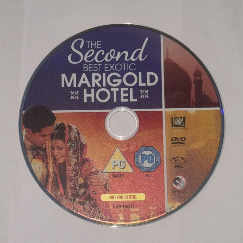 The Second Best Exotic Marigold Hotel DVD Comedy (2015) Judi Dench disc only - Image 3 of 4