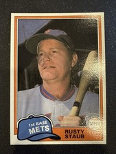 1981 Topps Traded - Rusty Staub #835 - NEW YORK METS - NM-MT