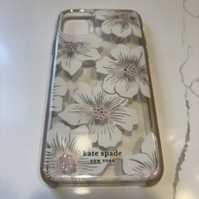 Apple IPhone 13 Pro Kate Spade New York Hardshell Case Hollyhock Floral Clear