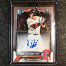 2025 Bowman Draft NOLAN SCHUBART Chrome Prospect 1st Bowman Auto Base #NS (A)
