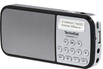 Technisat Techniradio RDR Silber, DAB+ Radio, UKW, USB, Akkubetrieb, NEU & OVP
