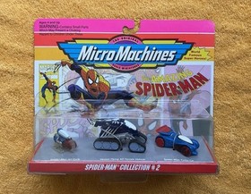 Vintage 1993 Micro Machines Amazing SPIDER-MAN Collection # 2       SPIDERMAN