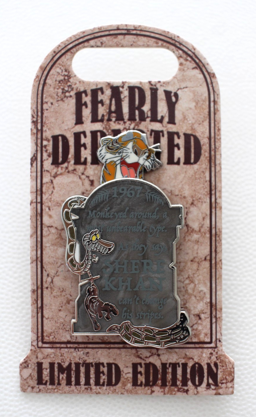 Disney Pin Shere Khan Fearly Departed 2021