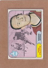 1968-69 TOPPS HOCKEY PIERRE PILOTE #124 MAPLE LEAFS VGEX *A47312