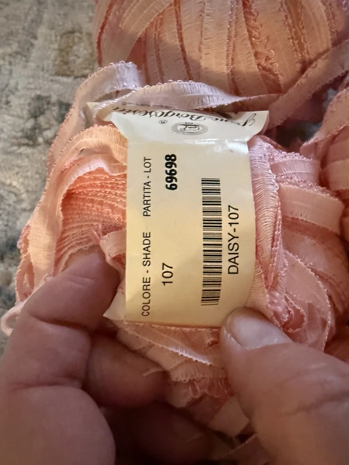 Lote de 5 bolas Lane Borgosesia Margarita algodón, viscosa acrílica y nailon, cinta hilo pin Foto 3 de 4