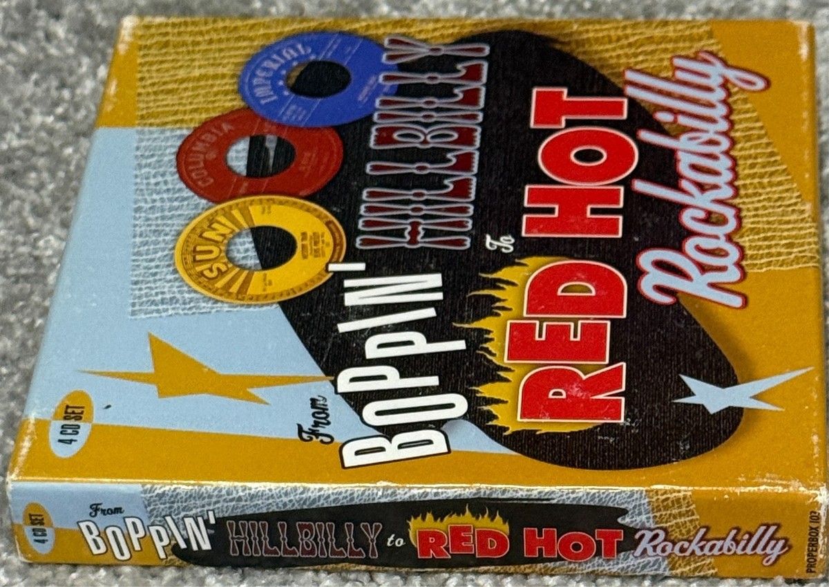 From Boppin' Hillbilly To Red Hot Rockabilly CD Box Set Import (4