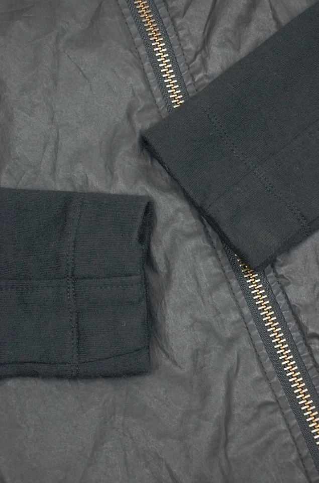 Chaqueta Helmut Lang - Negro Encerado Asimétrico Avant-Garde - Talla P - Imagen 3 de 4