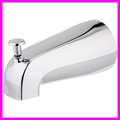 EZ-FLO 5-3/8 Inch Nose Diverter Tub Spout, 1/2 Inch IPS Connection, Chrome Fi...
