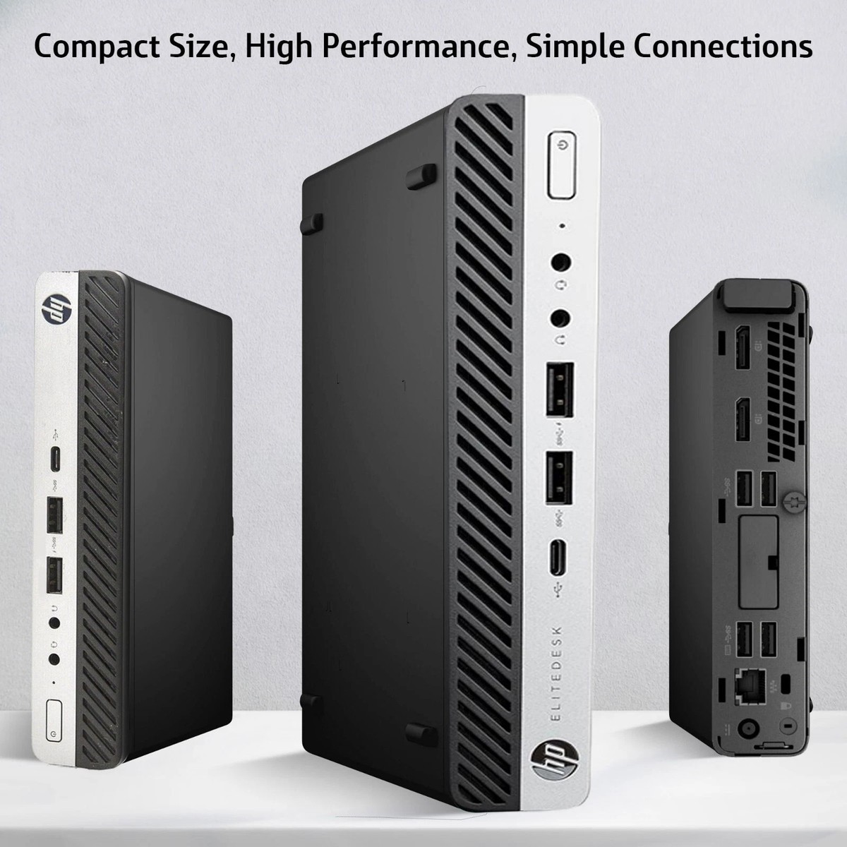 HP 705 G5 Desktop Mini PC,AMD Ryzen 5 Pro 3400GE 16GB RAM 256GB