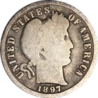 1897-S Barber Dime