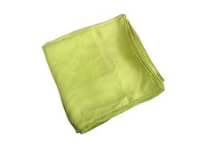 Louis Vuitton Scarf Monogram Silk Square 35.0in Light Green Made in Italy