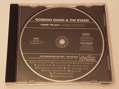 Gordon Gano & The Ryans / Under The Sun / Full-Promo